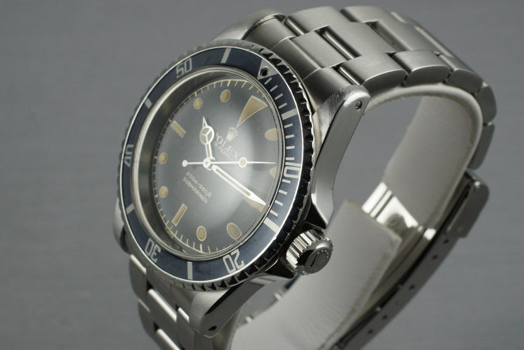 1961 Rolex Submariner 5512 PCG with Gilt Chapter Ring Exclamation Dial