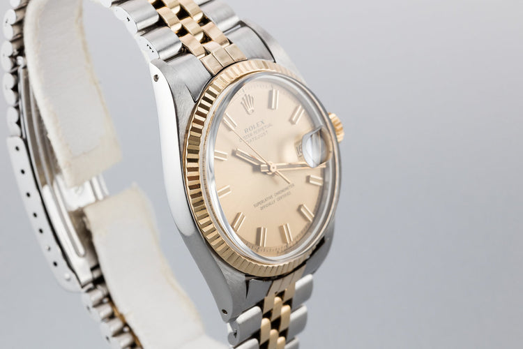 1971 Rolex Two-Tone DateJust 1601 with Sigma Champagne Dial