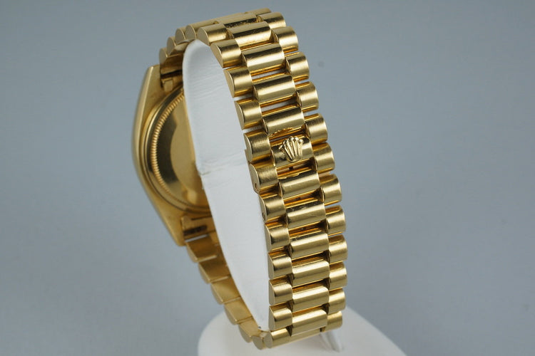 1979 Rolex YG Day-Date 18038 with Wood Dial