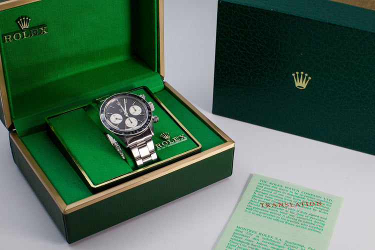1972 Rolex Daytona 6263 with Black Sigma Dial