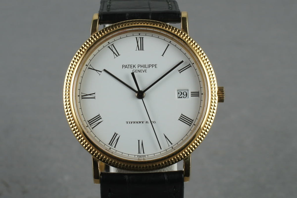 Patek Philippe Calatrava 3944  with Tiffany and Co Dial