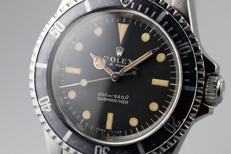 1968 Rolex Submariner 5513 with Meters First Dial