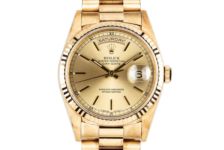 1995 Rolex 18K YG Day-Date 18238