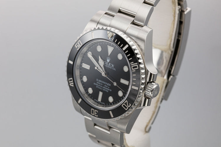 2017 Rolex Submariner 114060 with Box and Papers
