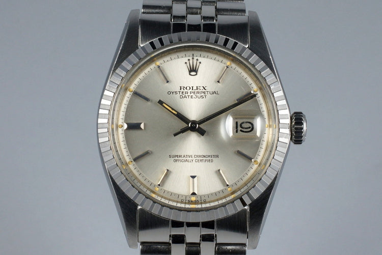 1972 Rolex DateJust 1603 Silver Sigma Dial