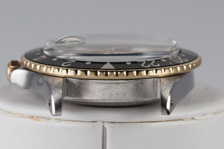 1979 Rolex Two Tone GMT 1675 Black Nipple Dial