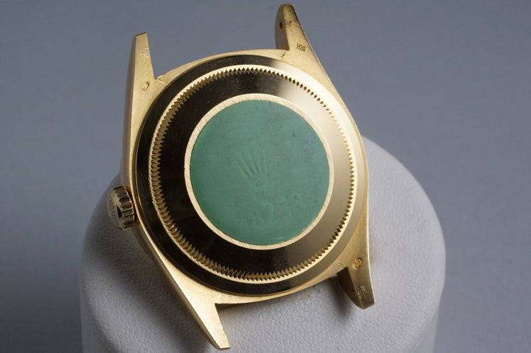 1995 Rolex YG Day-Date 18238 Onyx Dial