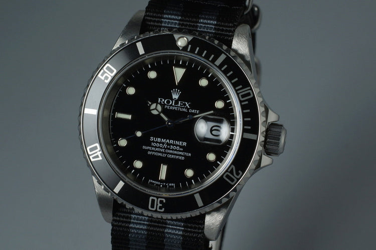 1997 Rolex Submariner 16610