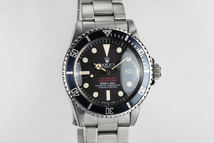 1978 Rolex Double Red Sea-Dweller 1665 with MK IV Dial