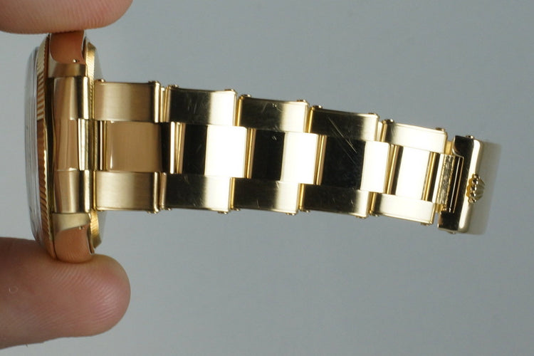 1977 Rolex YG Oyster Perpetual 1005 with Box and Papers