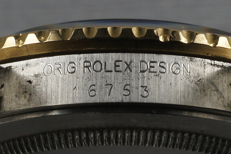 1981 Rolex Two Tone GMT 16753 Root Beer Dial