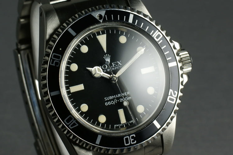Rolex Submariner Dial 5513 Maxi dial with box and papers