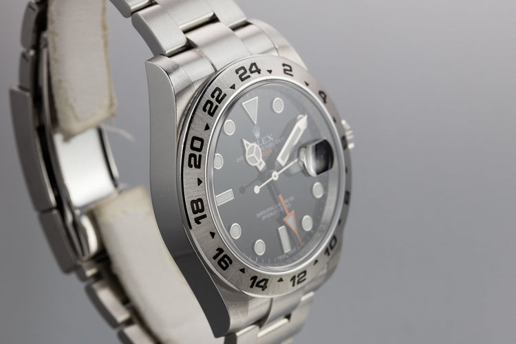 2018 Rolex Explorer II 216570 with Box and Papers