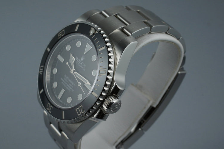 2010 Rolex Submariner 114060 with Box and Papers