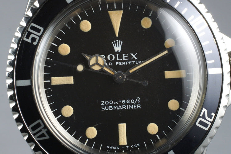1968 Rolex Submariner 5513 Meters First