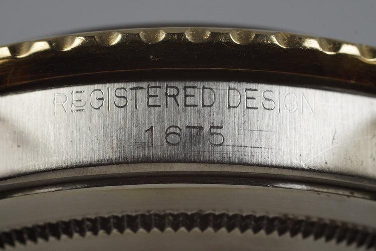 1970 Rolex Two Tone GMT 1675 Root Beer Dial