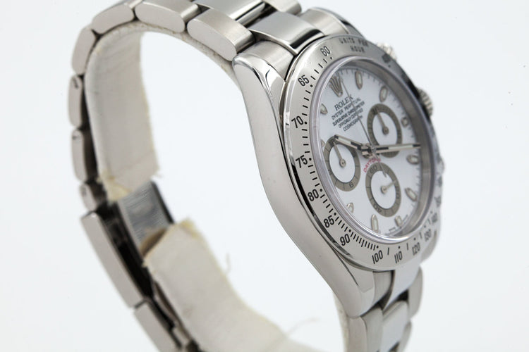 2005 Rolex Daytona 116520 White Dial with Box and Papers