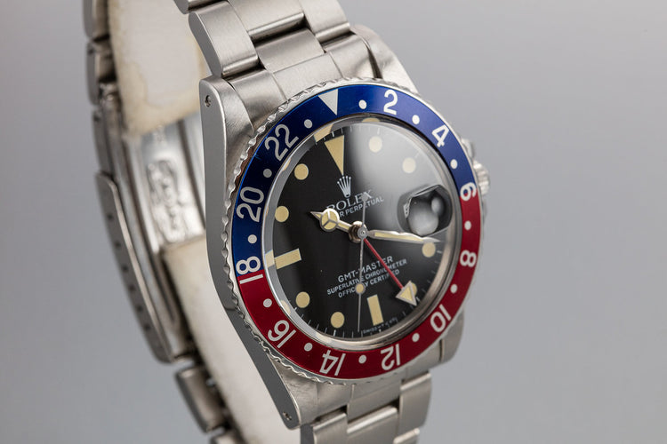 1982 Rolex GMT-Master 16750 "Pepsi" with Box and Papers