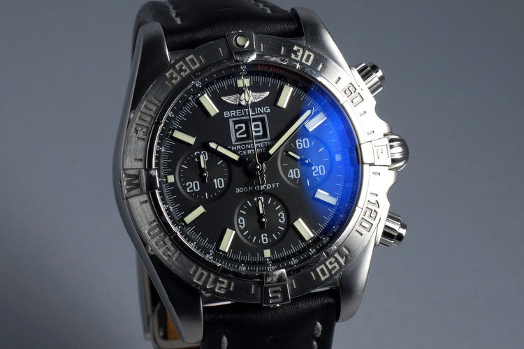 2007 Breitling Blackbird A44359 with Box and Papers