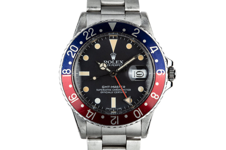 1981 Rolex GMT-Master 16750 "Pepsi"