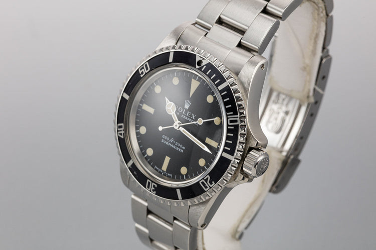 1975 Rolex Submariner 5513 Serif Dial