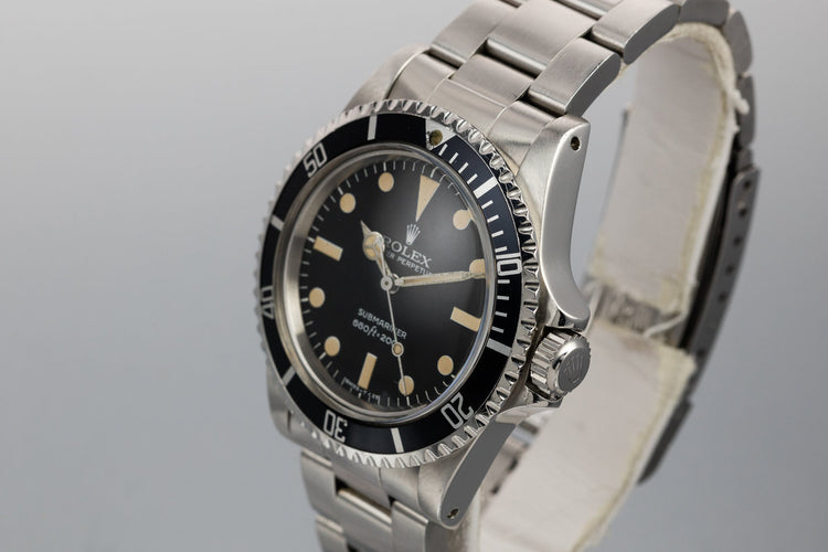 1977 Rolex Submariner 5513 Mark 2 Maxi Dial