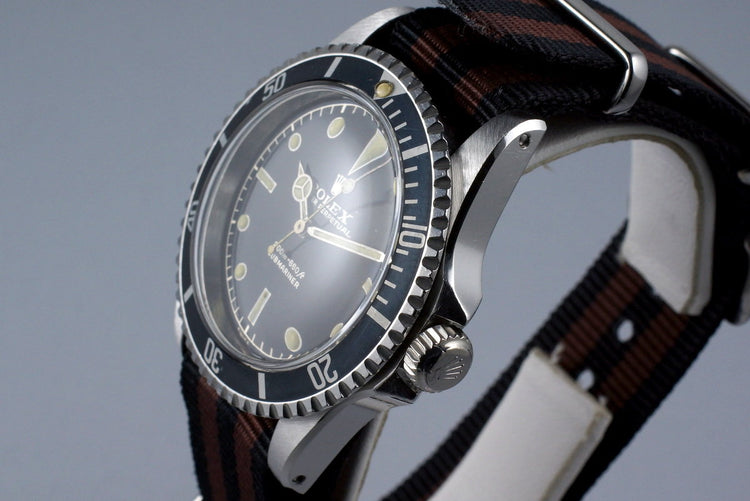 1961 Rolex Submariner 5512 PCG 2 Line “Tulip Crown” Gilt Chapter Ring Dial