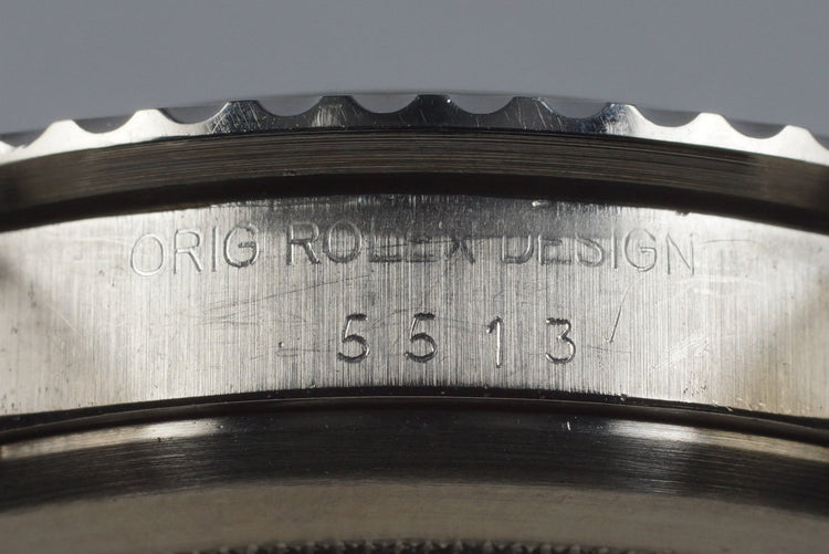 1983 Rolex Submariner 5513 Mark V Maxi Dial