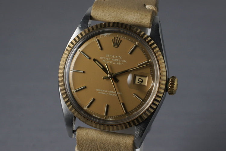 1971 Rolex Two Tone DateJust 1601 with Brown Dial