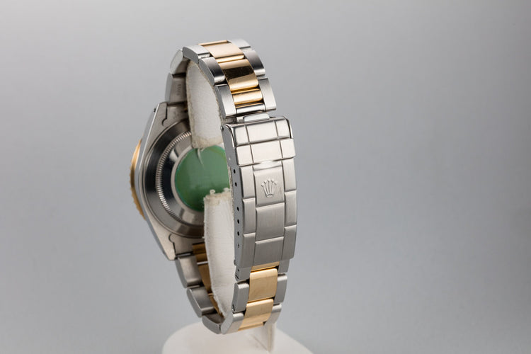 1991 Rolex Two-Tone Submariner 16613 Black Dial with Box, Papers, and Service Papers