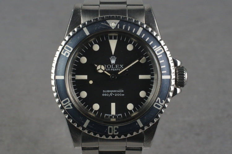 1978 Rolex Mk III Maxi Dial Submariner 5513