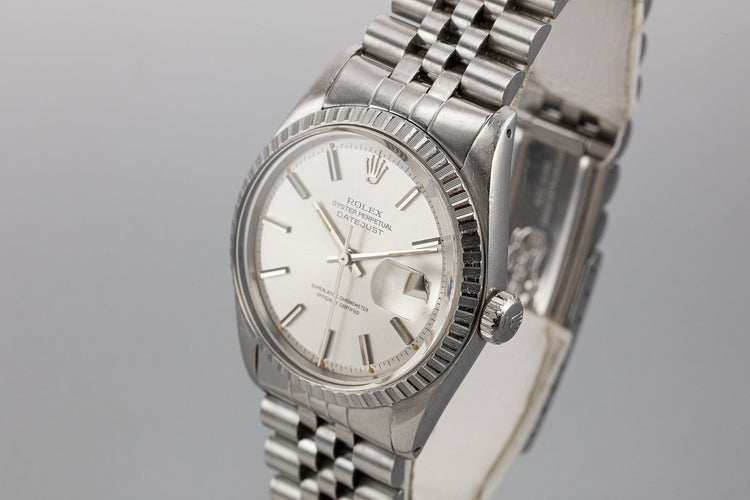 1971 Rolex DateJust 1603 Silver Dial with Papers