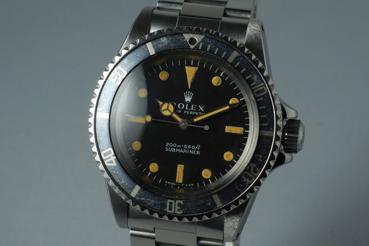 1969 Rolex Submariner 5513 Meters First