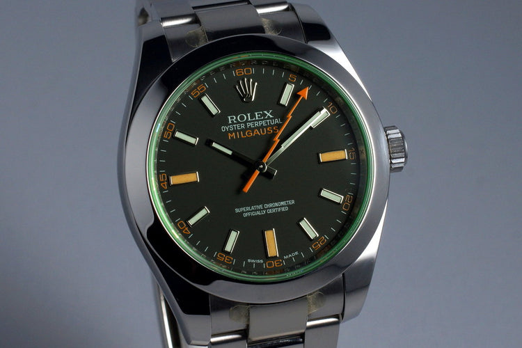 2009 Rolex Milgauss Green 116400V