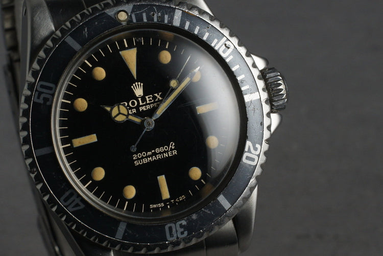 1966 Rolex Submariner 5513 with Glossy Gilt Dial