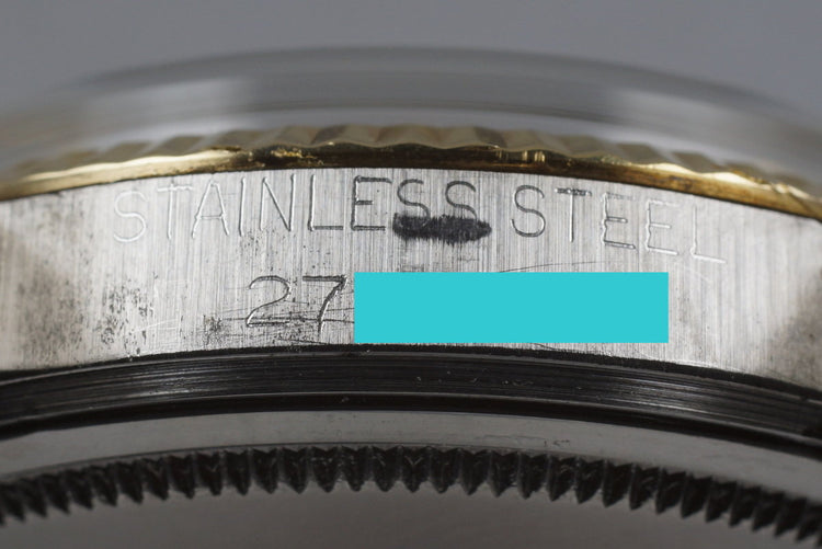 1971 Rolex Two Tone DateJust 1601 Silver ‘Wide Boy’ Dial