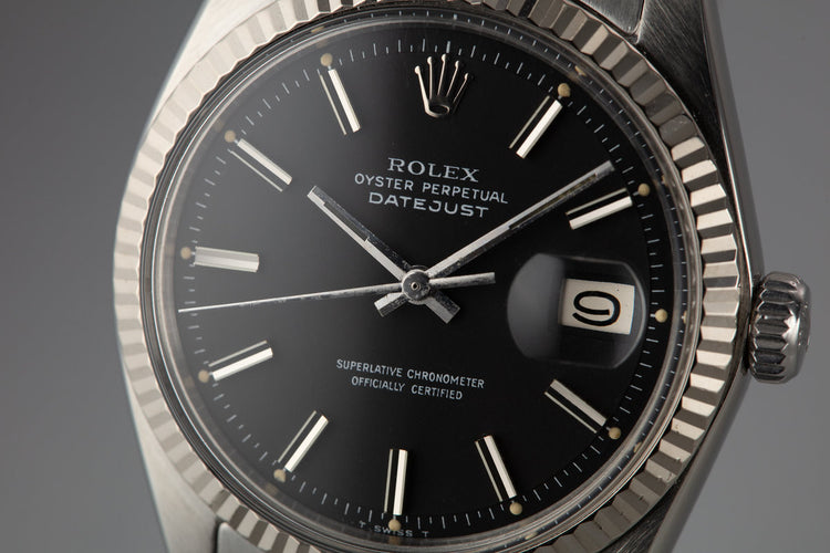 1973 Datejust 1601 Matte Black Dial