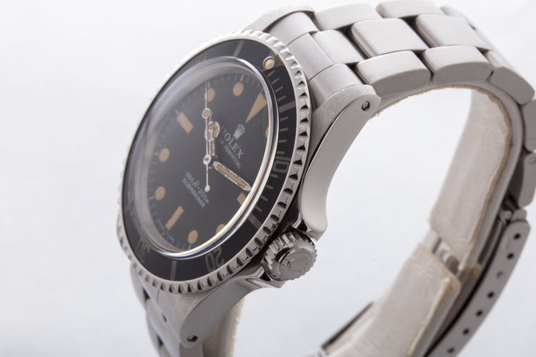 1971 Rolex Submariner 5513 'Non-Serif' Dial with Box and Papers