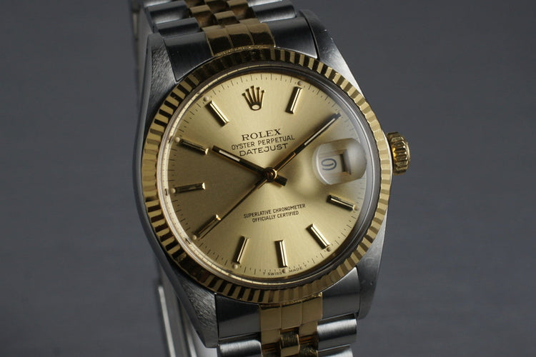 1985 Rolex Two Tone DateJust 16013