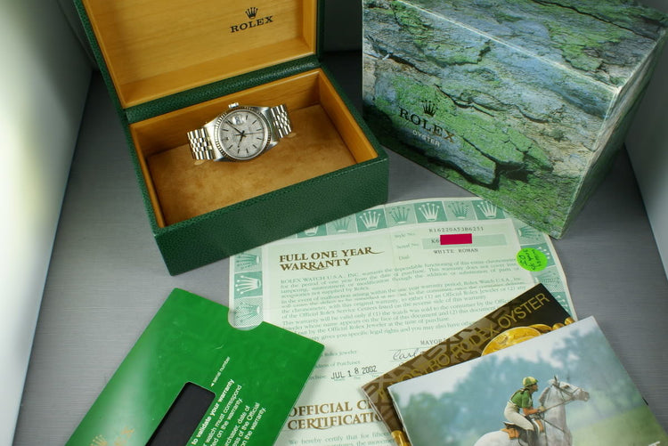 Rolex Stainless Steel Datejust 16220