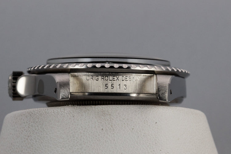 1985 Rolex Submariner 5513 Glossy Dial with Spider Cracking Patina