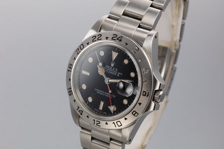 1987 Rolex Explorer II 16550 Black Dial