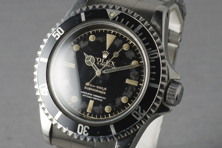Rolex Submariner 5512 PCG with 4 line chapter ring exclamation dial