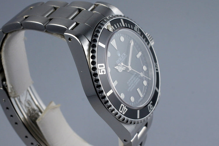 2009 Rolex Submariner 14060M 4 Line Dial