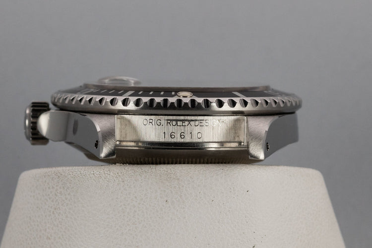 1995 Rolex Submariner 16610 with Box and Papers