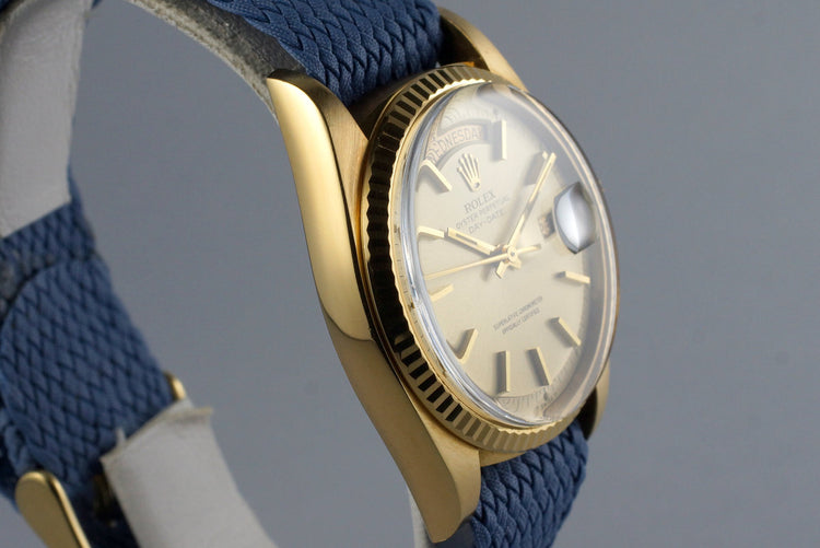 1972 Rolex YG Day-Date 1803 with Champagne Dial
