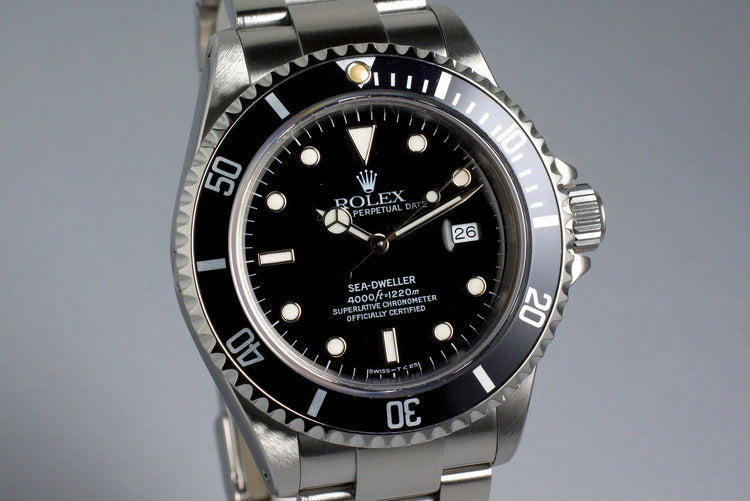1997 Rolex Sea Dweller 16600 with Box and Papers