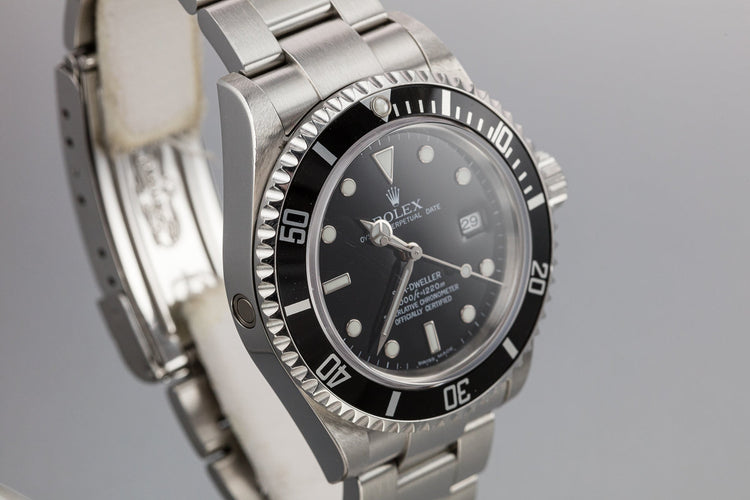 2003 Rolex Sea-Dweller 16600 T with Box and Papers