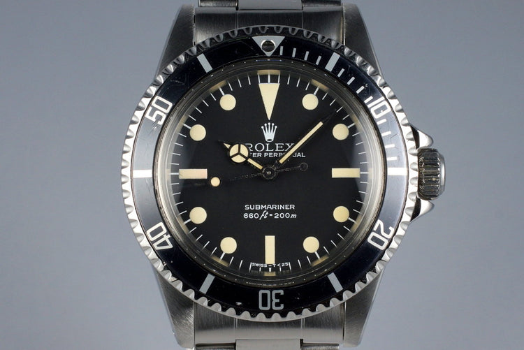 1979 Rolex Submariner 5513 Mark III Maxi Dial