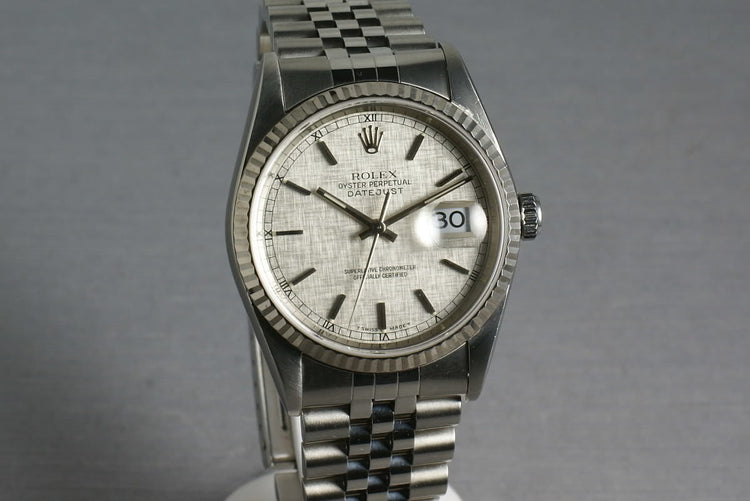 Rolex Stainless Steel Datejust 16220